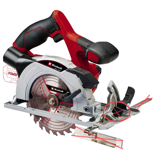 Scie circulaire einhell v - scie, 18