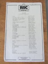 PERICLES RSC The other place PETER McENERY NIGEL TERRY JEFFERY DENCH Szn.BERTISH