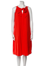 ESCADA SPORT Sheath Bateau Neckline Midi Length Dress Black Dress SIZE 12 