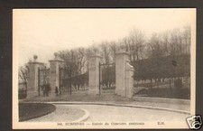 SURESNES 92: Grille ENTREE du CIMETIERE AMERICAIN animé
