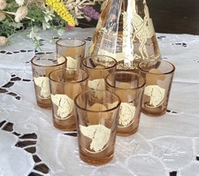 Service à liqueur en verre