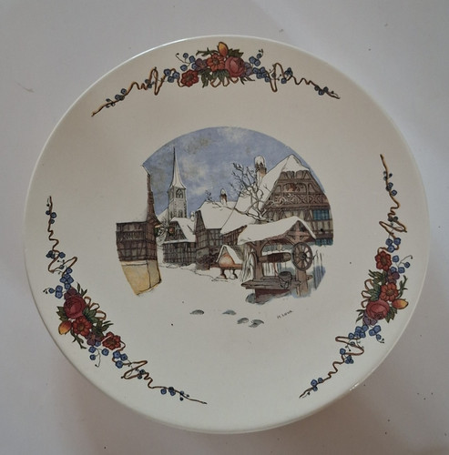 Sarreguemines obernai assiette - obernai,