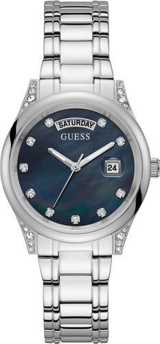 Guess montre argent analogique - guess,