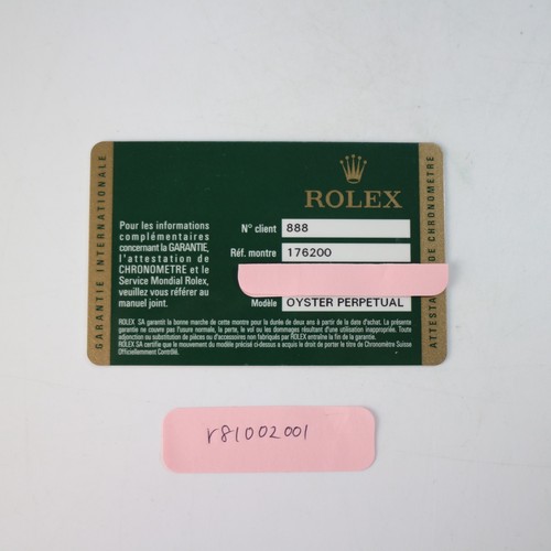 Rolex 176200 oyster perpetual - rolex,