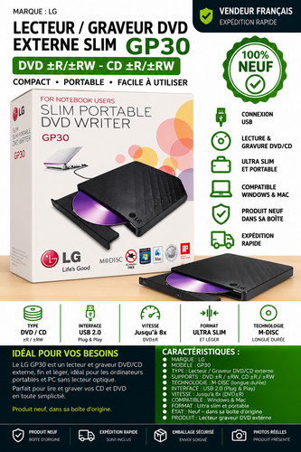 Lecteur graveur dvd - lecteur,