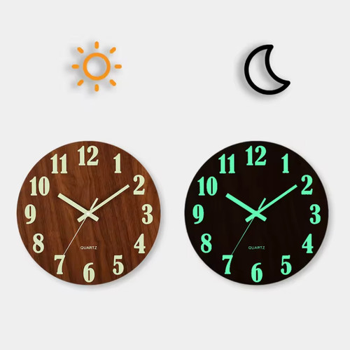 Horloge murale lumineuse - , 12"