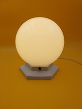 Lampe Globe opaline porcelaine