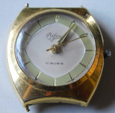 pieces VINTAGE Watch MONTRE FEMME BIFORA 17 RUBIS uhr SWISS suisse PLAQUEE OR