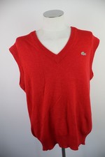 LACOSTE WOOL SLEEVELESS SWEATER VEST MEN'S SIZE 5 SWEATER WOOL MAN CASUAL LOGO