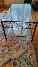 table basse fer forgé