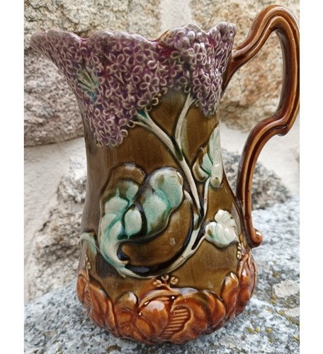 Ancien pichet barbotine - pichet, en