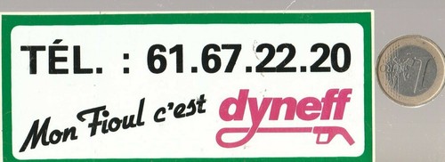 Sticker fioul dyneff - sticker., fioul.