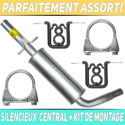 Pot échappement central - pot,