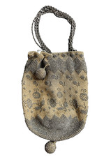 Ancien petit sac brodé de