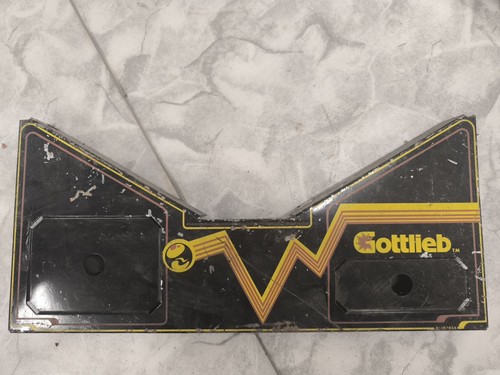 Flipper pinball gottlieb apron - pinball,