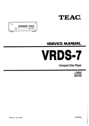 Manuel service pour teac - de,