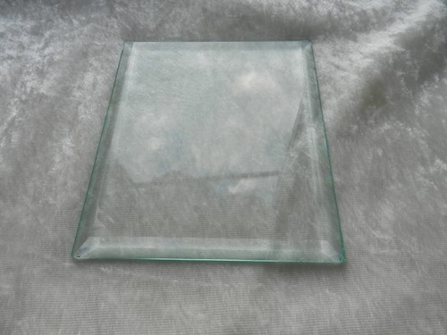 Ancien verre biseauté pour
