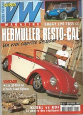 SUPER VW MAGAZINE N°217 BUGGY LM1 1835C/ KUBELWAGEN vs KDF / HEBMULLER RESTO CAL