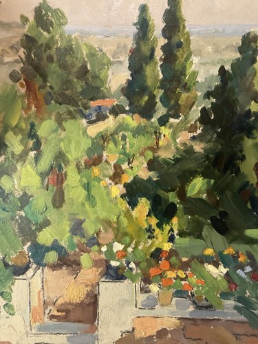 Peinture huile panneau - huile, 1940