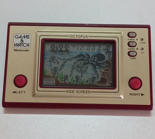 Game watch nintendo octopus - game,