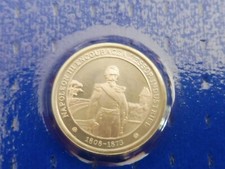 SUPERBE MINI- MÉDAILLE ARGENT  925 "HISTOIRE FRANCE " FRANKLIN-ANNEE 80 - N°63