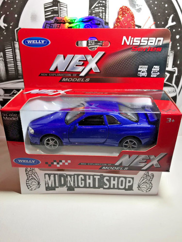 Welly nissan skyline r34 - skyline, gt-r