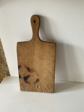 VINTAGE ANCIENNE PLANCHE A DECOUPER BOIS BILLOT  CUISINE DECO RÉTRO 1