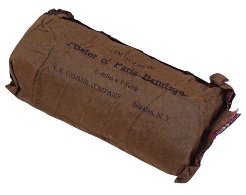 Plaster paris bandage - of,