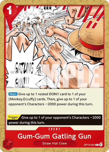 One piece card game gum - card,