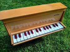 Toy piano toy antique Michelsonne Paris 30 keys unusual musical instrument