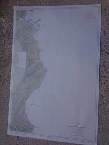 Carte marine da olbia a - carte,