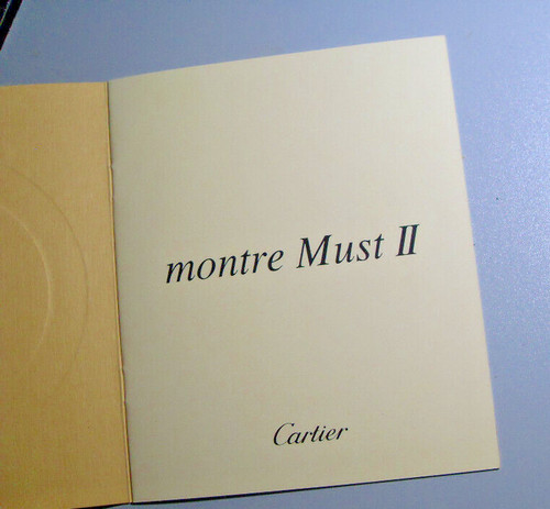 Plaquette publicitaire montres - plaquette,