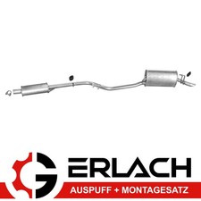 Pot d'échappement pour Fiat Punto 176 55 1.1 1993-1999 échappement *445