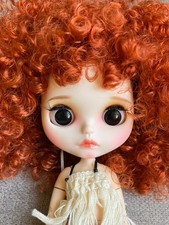 Premium Custom Neo Blythe Doll – Red Hair – Fair Skin – Matte Pouty Face – 