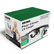 Attelage pour Citroen C4 Coupé 07- Amovible Brink + Faisceau uni 7 broches TOP