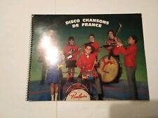 Book Album d'Images Chocolat Poulain Disco Chansons De France 10 images