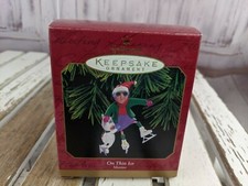 Hallmark keepsake maxine on ice dog skating ornament tree
