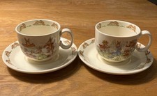 Lot de 2 soucoupes à tasse