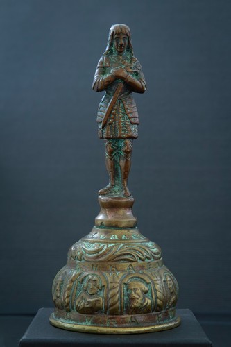 Clochette table bronze jeanne - clochette,