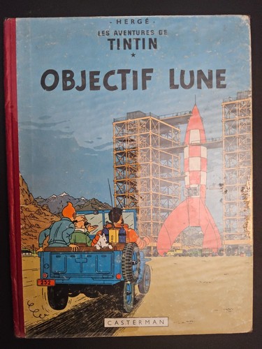 Tintin objectif lune - tintin,