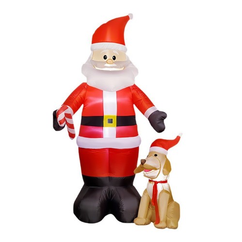 Père noël gonflable avec - père,
