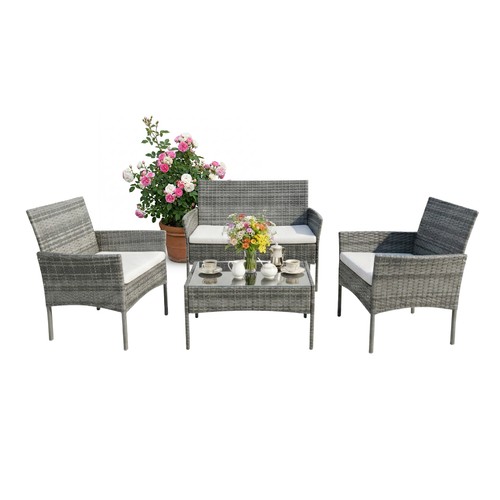 Ensemble mobilier jardin 4 - mobilier,