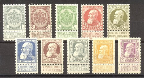 Belgique mint 1905 11 - belgique,