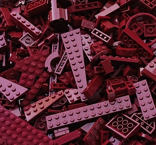Lego vrac 250g rouge - 250g, foncé