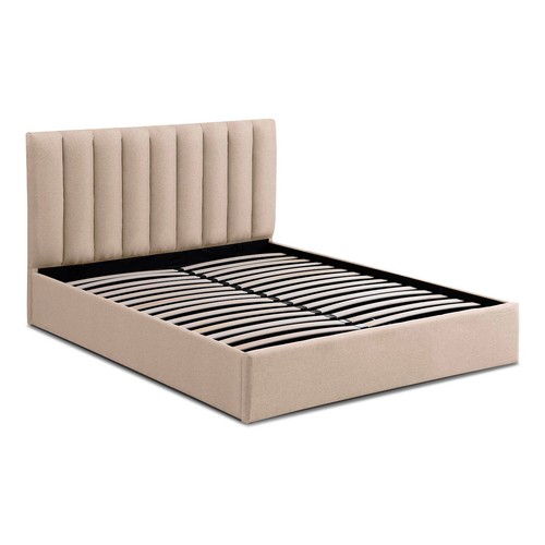 Lit coffre design tissu - en,