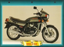 Fiche Moto : HONDA CX 650 E