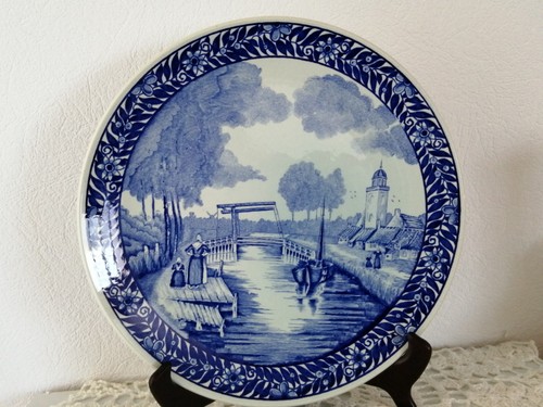 Grande assiette paysage - grande, des
