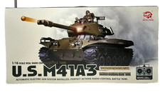 Heng Long US M41A3 Green Plastic 1/16 Scale Walker Bulldog Light Battle RC Tank