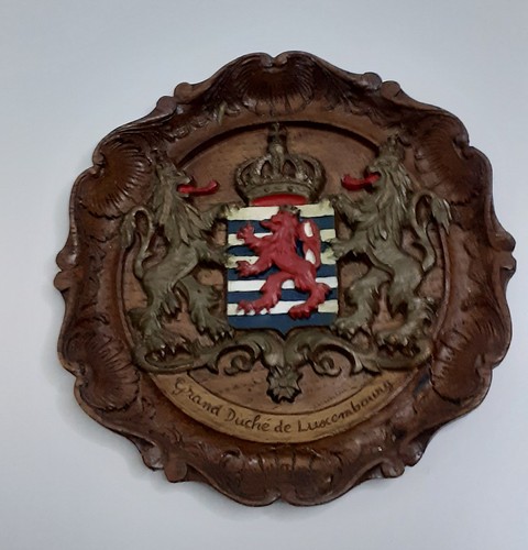 Plaque ancienne armoiries - ancienne,