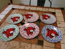 Lot De 6 Assiettes Collector